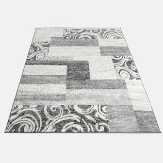 Modern vloerkleed of karpet ARIZONA  kleur grijs 053