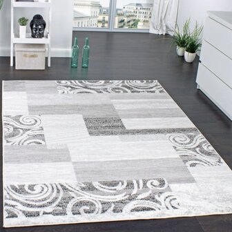 Modern vloerkleed of karpet ARIZONA  kleur grijs 053