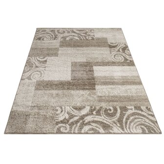 Modern vloerkleed of karpet ARIZONA  kleur bruin 053