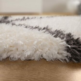 Hoogpolig vloerkleed of karpet RICHMOND kleur creme 078