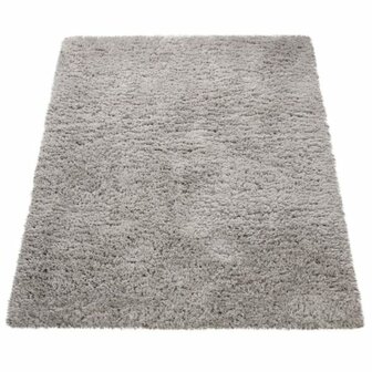Hoogpolig vloerkleed of karpet AMADO kleur grijs 861