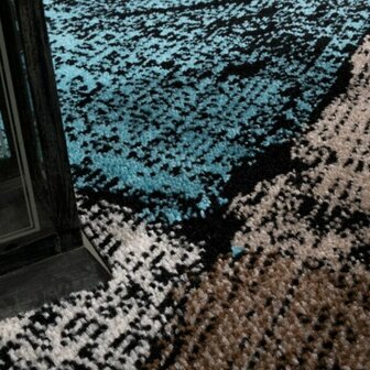 Vloerkleed of karpet TUNDRA kleur bruin 155