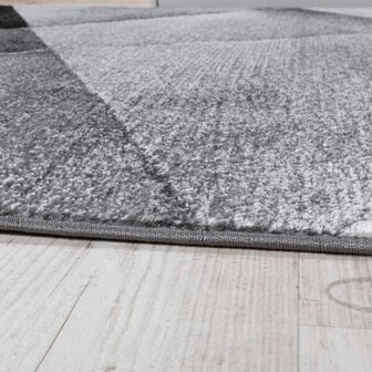 Vloerkleed of karpet LINDY kleur grijs 922