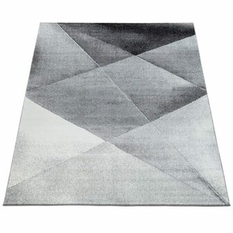 Vloerkleed of karpet LINDY kleur grijs 922