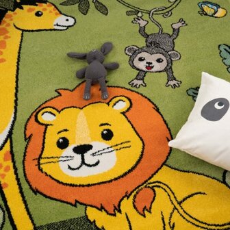 Vloerkleed of karpet LINDY kleur groen 958