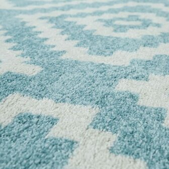 Vloerkleed of karpet PALMER kleur blauw 400