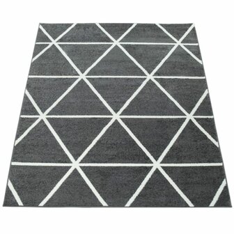 Vloerkleed of karpet PALMER kleur antraciet 401