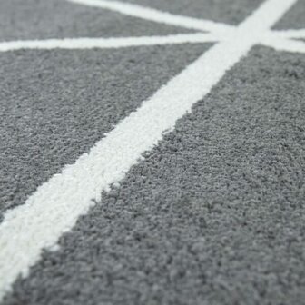 Vloerkleed of karpet PALMER kleur antraciet 401