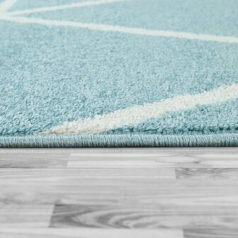 Vloerkleed of karpet PALMER kleur blauw 401