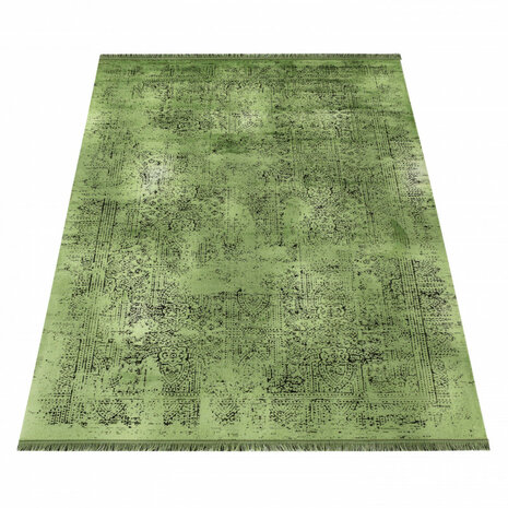Vintage vloerkleed Elegant kleur groen