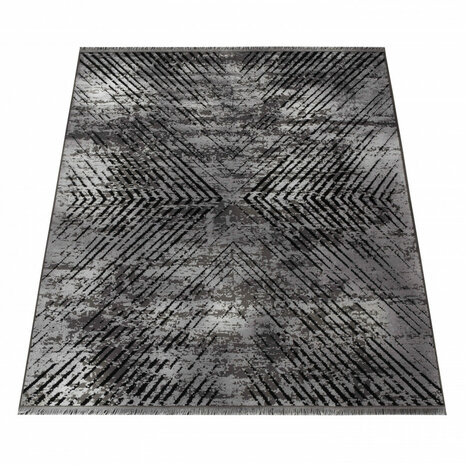 Vintage vloerkleed Elegant kleur grijs