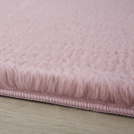 Effen of uni vloerleed Royal kleur rose