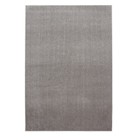 Effen of uni vloerkleed Lissabon kleur beige