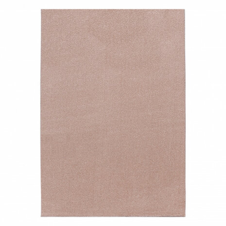 Effen of uni vloerkleed Lissabon kleur rose