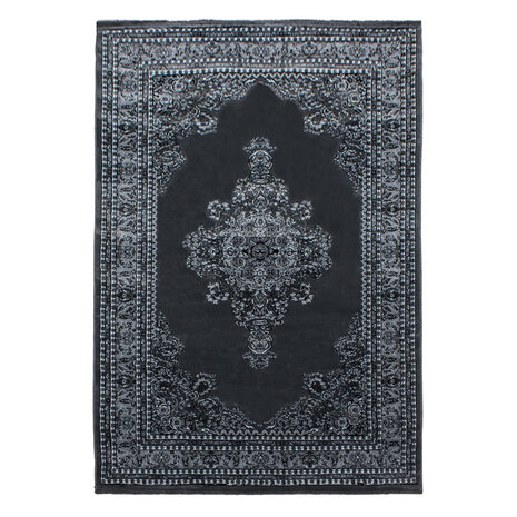 Klassiek vloerkleed Oriental kleur grijs 297