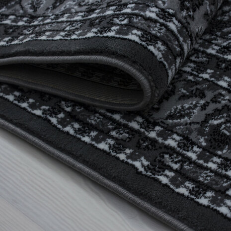 Klassiek vloerkleed Oriental kleur grijs 297