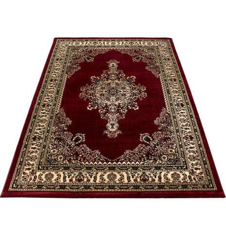 Klassiek vloerkleed Oriental kleur rood 297