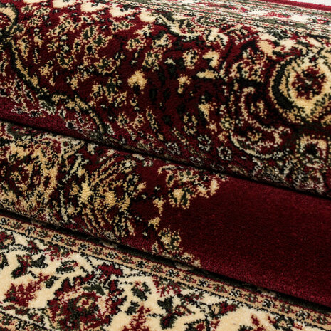 Klassiek vloerkleed Oriental kleur rood 297