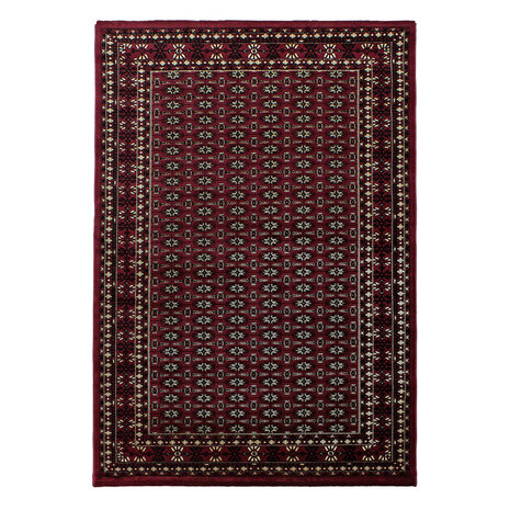 Klassiek vloerkleed Oriental kleur rood 351
