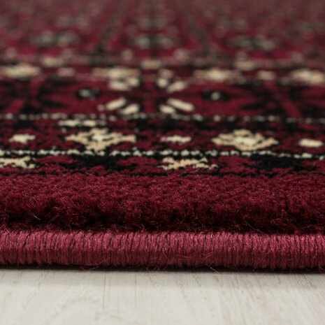Klassiek vloerkleed Oriental kleur rood 351
