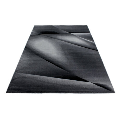 Modern vloerkleed Regent kleur zwart 6590