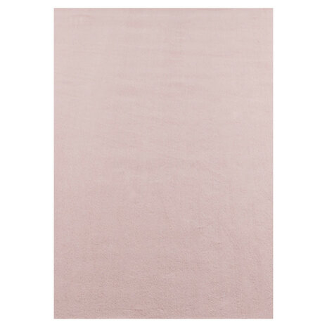 Effen of uni vloerkleed Dynasty kleur rose