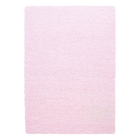 Hoogpolig vloerkleed Gold Shaggy kleur pink