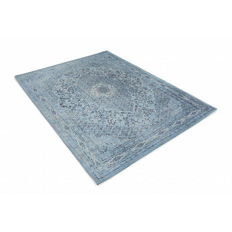 Vloerkleed Tabriz kleur licht blauw