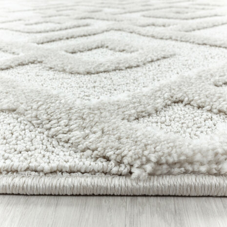 Creme vloerkleed of karpet Ancona 4708