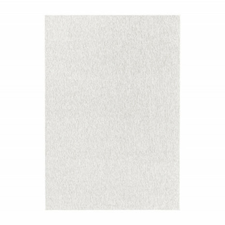 Kortpolig creme vloerkleed of karpet Verdi