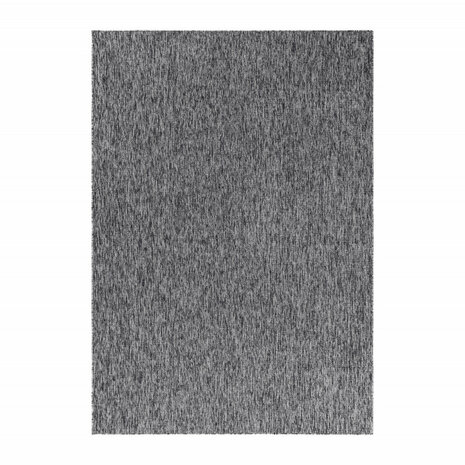 Kortpolig grijs vloerkleed of karpet Verdi
