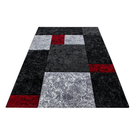 Rood vloerkleed of karpet Mabel 