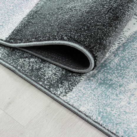 Blauw vloerkleed of karpet Mabel 