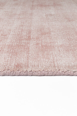 Viscose vloerkleed Current Ligne Pure kleur roze