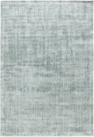 Viscose vloerkleed Current Ligne Pure kleur mint