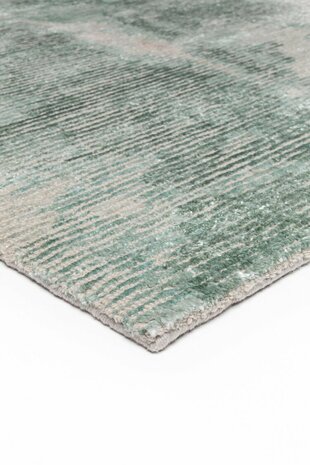 Vintage vloerkleed Erode Ligne Pure kleur groen