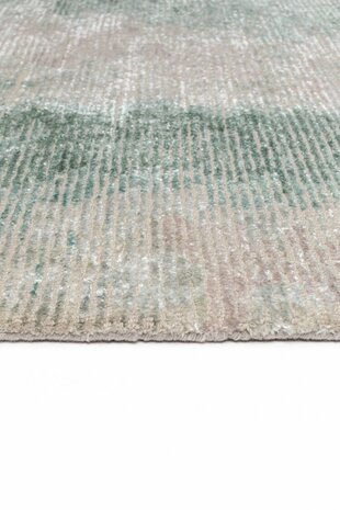 Vintage vloerkleed Erode Ligne Pure kleur groen