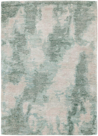Groen vintage vloerkleed