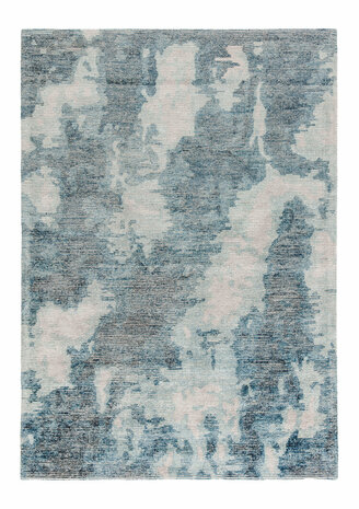 Blauw vintage vloerkleed