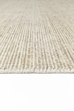 Zuiver wol vloerkleed Oat Ligne Pure kleur zand