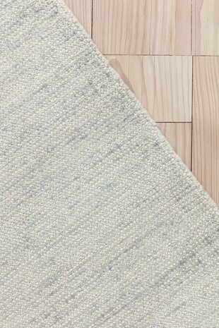 Zuiver wol vloerkleed Oat Ligne Pure kleur grijs