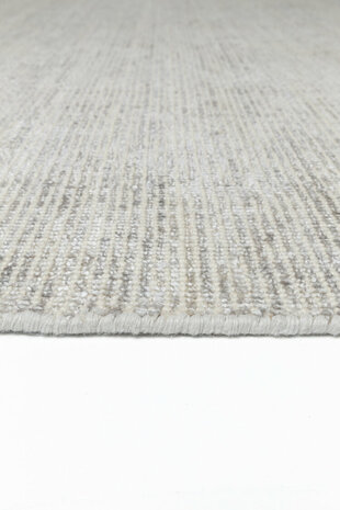 Zuiver wol vloerkleed Oat Ligne Pure kleur grijs
