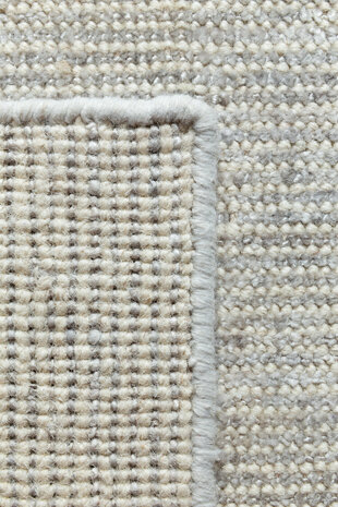 Zuiver wol vloerkleed Oat Ligne Pure kleur grijs