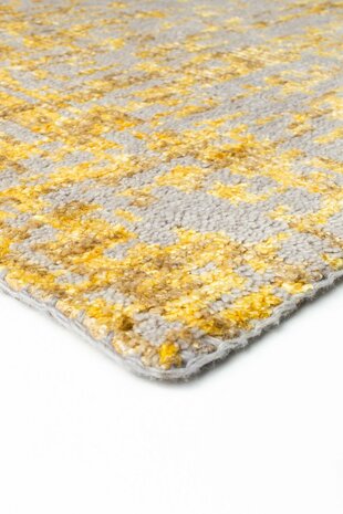 geel vintage vloerkleed