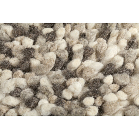 Wollen vloerkleed of karpet Helsinki kleur beige