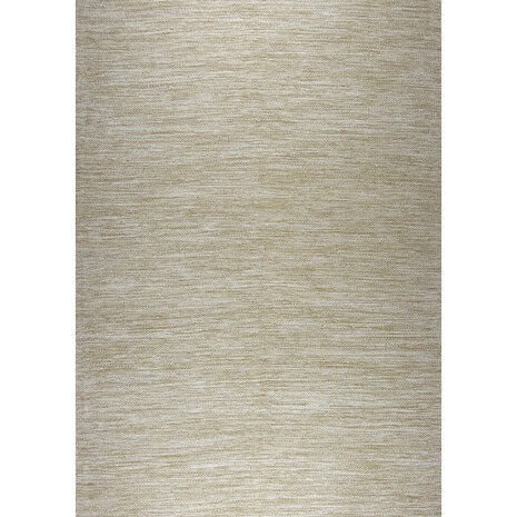 Katoenen uni vloerkleed LIMA kleur beige