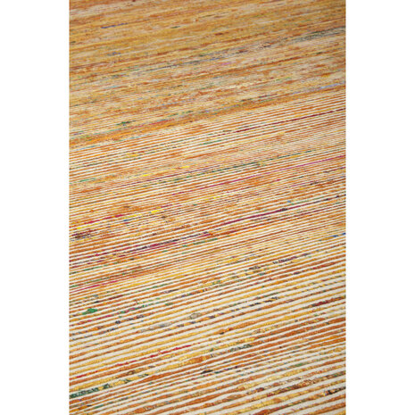 Silk vloerkleed MILAN kleur oranje