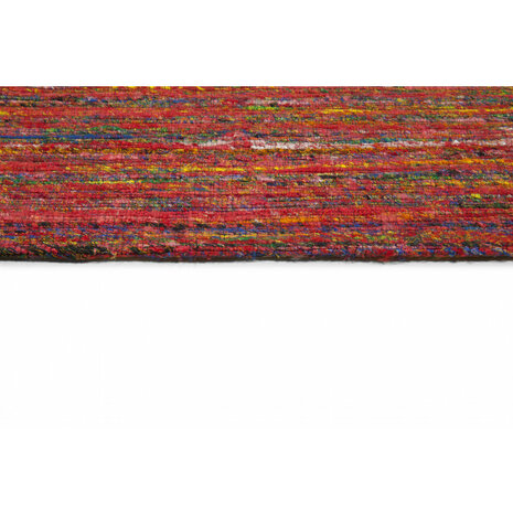 Silk vloerkleed MILAN kleur groen rood