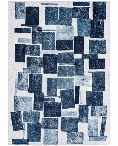 Louis De Poortere vloerkleed, Craft Ice Blue 9355, Lucia design