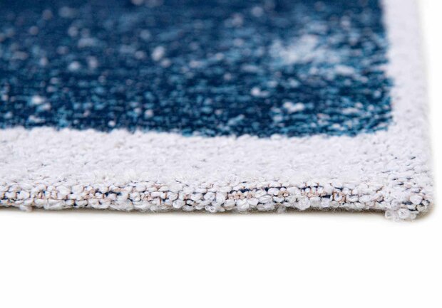 Louis De Poortere vloerkleed, Craft Ice Blue 9355, Lucia design